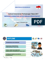 Outlook Kementerian Perhubungan Tahun 2017 Merangkai Nusantara Untuk Kesejahteraan Rakyat.compressed