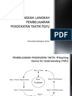 Materi 3 Langkah Langkah Pembelajaran Pendekatan Taktik