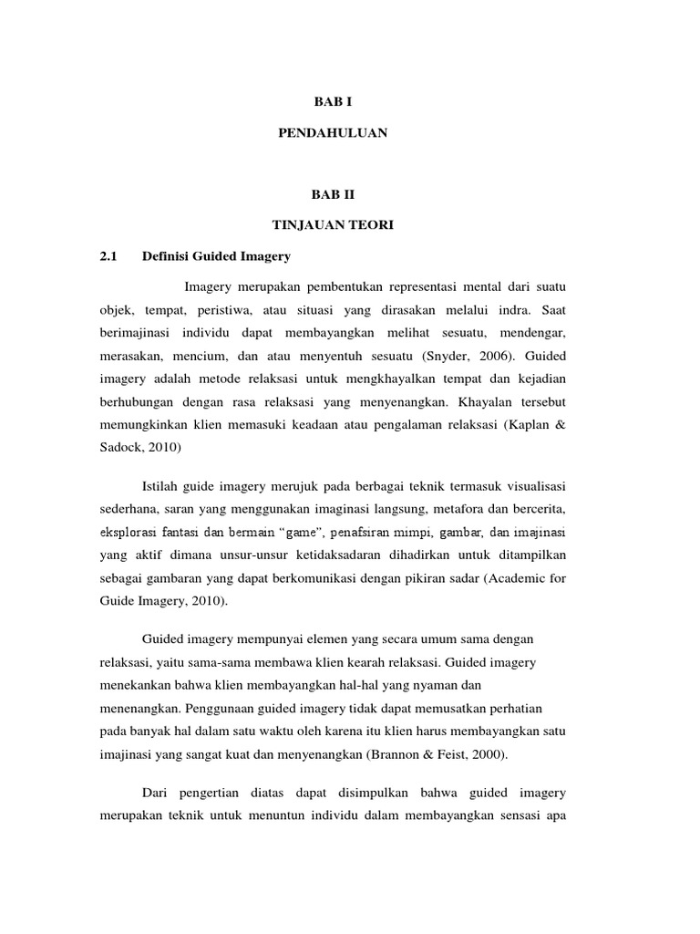 Guided Imagery Pdf