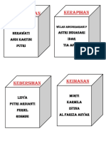 Kedisiplinan Kerapihan: Musyalifah Herawati Andi Kartini Putri Astri Indiasari Idar Tia Afiah