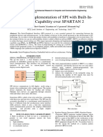 Design and Implementation of SPI With Built-In-Self-Test Capability Over SPARTAN 2