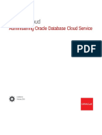 Administering Oracle Database Cloud Service