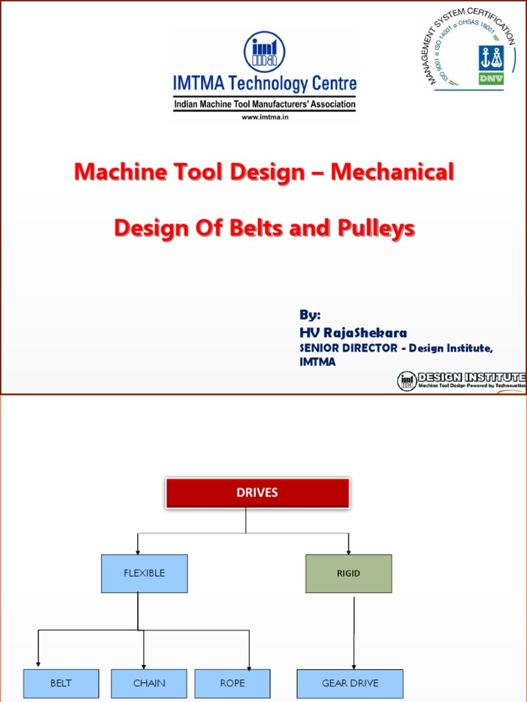 Design of Belts and Pulleys Overview | PDF | Belt (Mechanical ...
