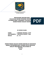 Rancangan Aktualisasi Nilai-Nilai Dasar Pegawai Negeri Sipil Di Direktorat Jenderal Otonomi Daerah Kementerian Dalam Negeri