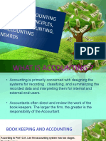 Features of A Ccounting, Accounting Principles, Process of A Ccounting, and Accoun Ting Standards