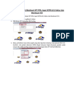 Manual Book Untuk Membuat SPT PPN, Input NTPN Dan Membuat CSV