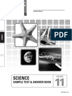 Science: Sample Test & Answer Book