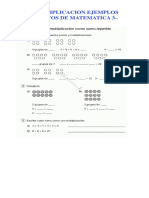 Problemas Con Multiplicación