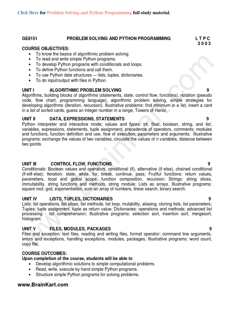 Python Question Paper | PDF | Control Flow | Subroutine