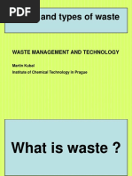 1) Origin and Types of Waste