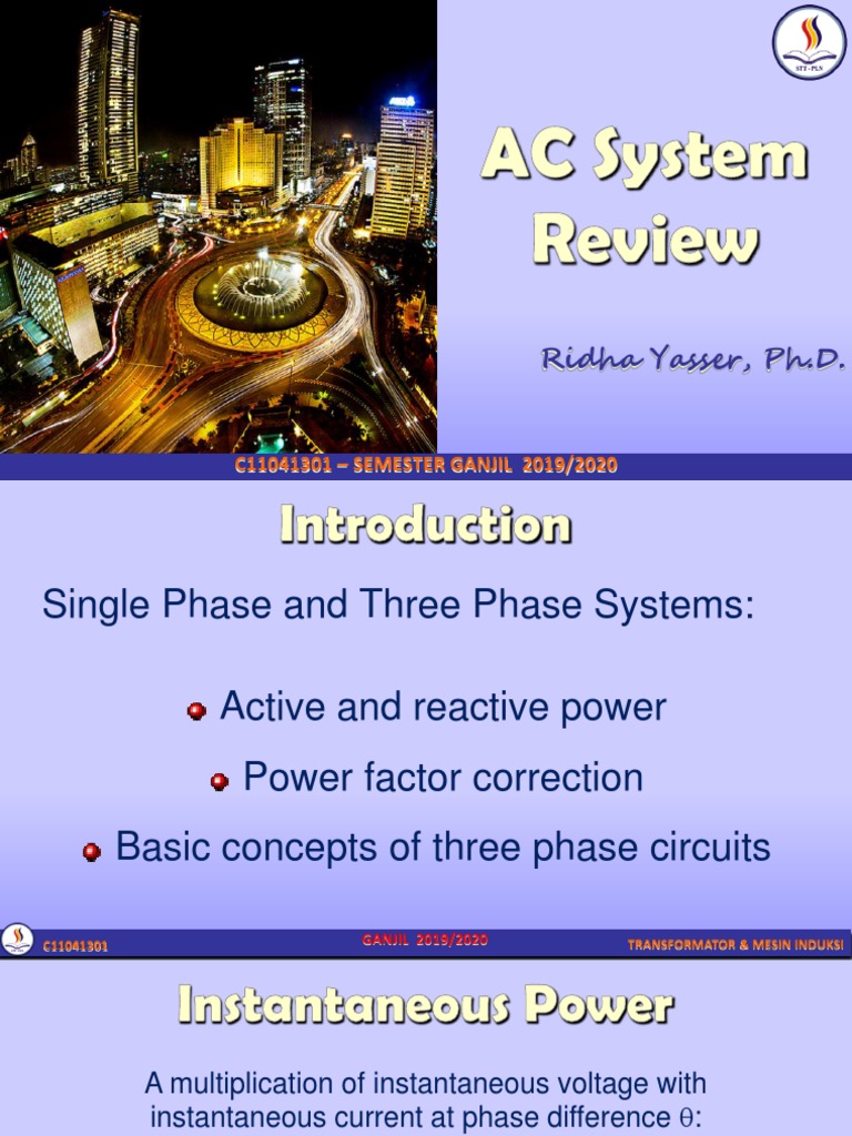 Power Analysis in Electrical Systems | PDF | Ac Power | Electric Power ...