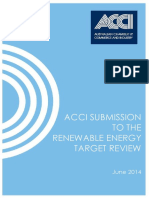 ACCI Submission To The RET Review - 28 June 2014