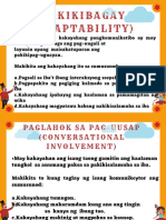 Pakikibagay (Adaptability)