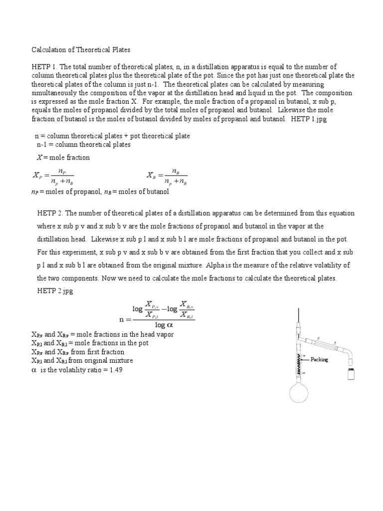 HETP Lecture PDF Gas Chromatography Chromatography