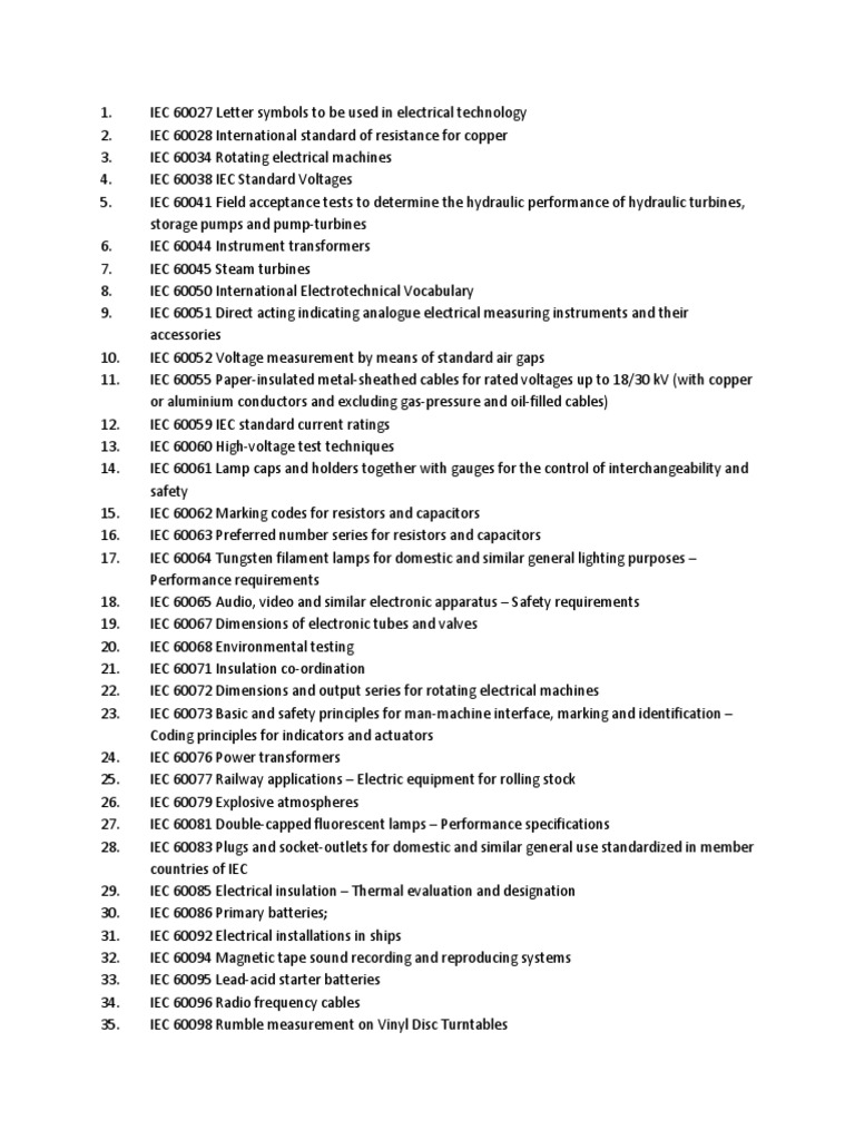IEC Standards | PDF | Insulator (Electricity) | Coaxial Cable