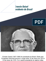 Trabalho de História (Ernesto Geisel)