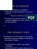 Model of Demand