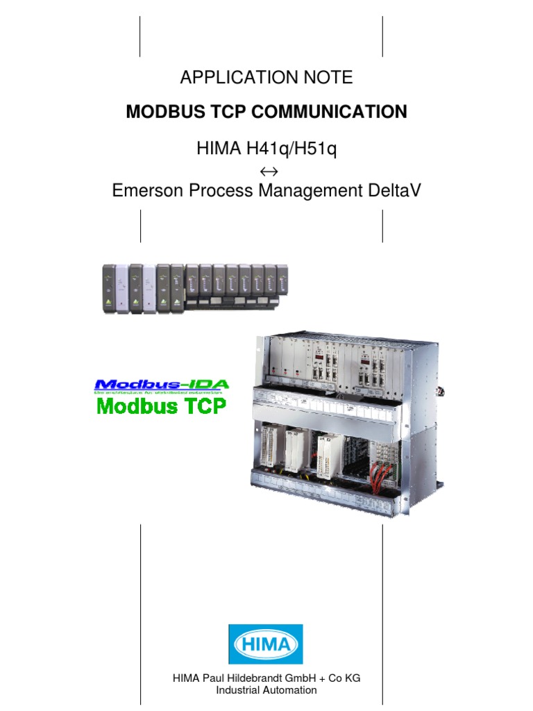 DeltaV ModbusTCP AppNote | PDF | Network Switch | Network Interface ...
