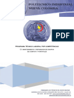 Curso Tecnico en Mantenimiento y Reparacion de Equipos de Computo y Portatiles PDF