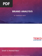 Brand Analysis: By: Tarandeep Singh