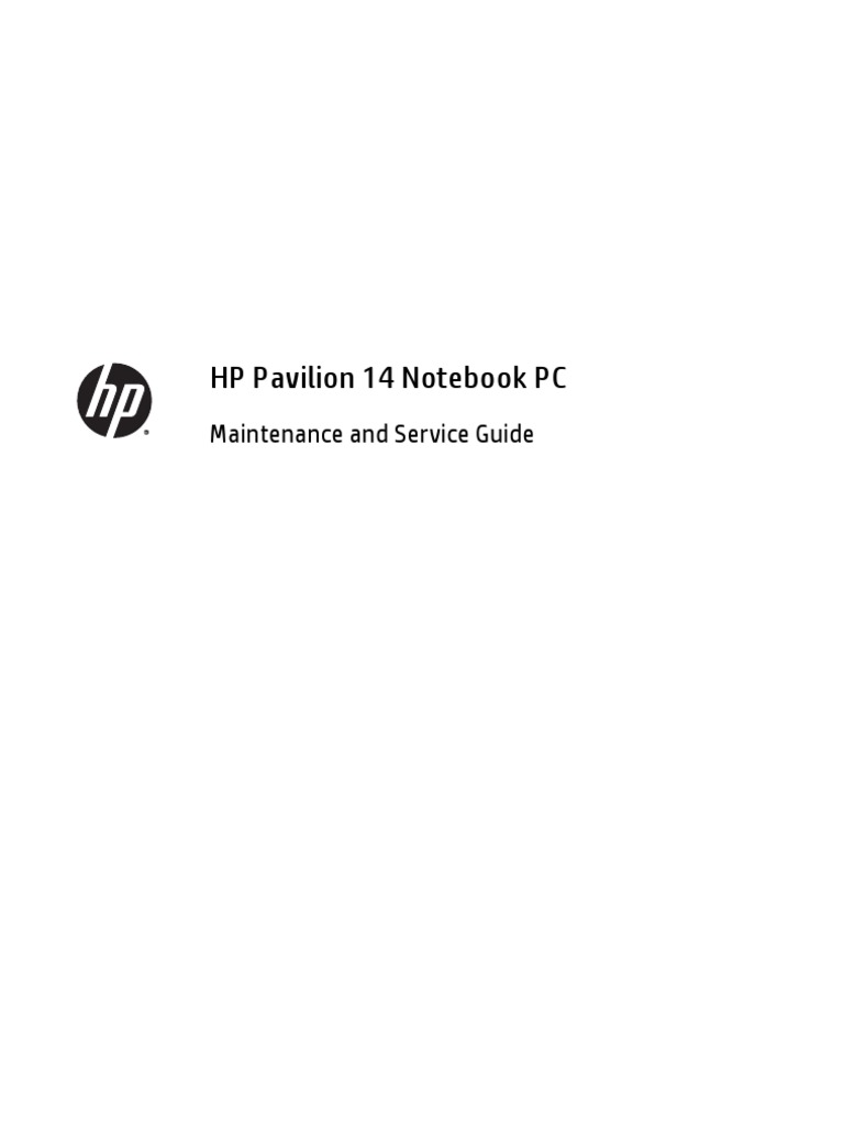 Manual Laptop HP PDF Bios Headphones