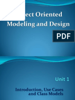 Object Oriented Modeling and Design Introduction