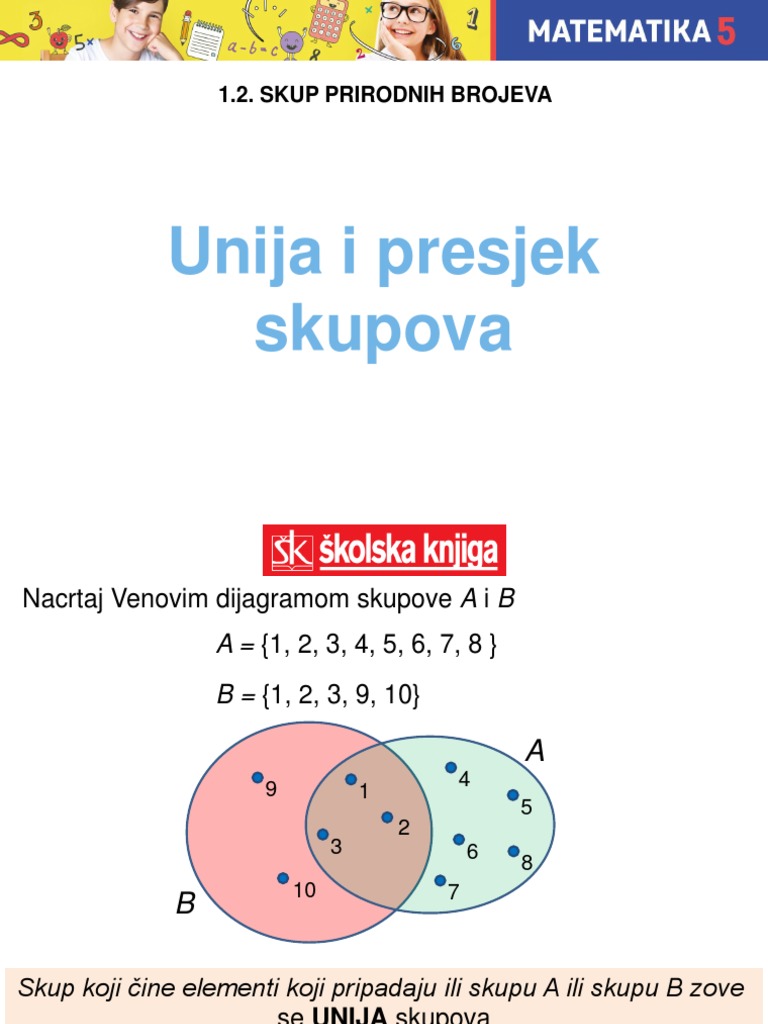 Unija I Presjek Skupova | PDF