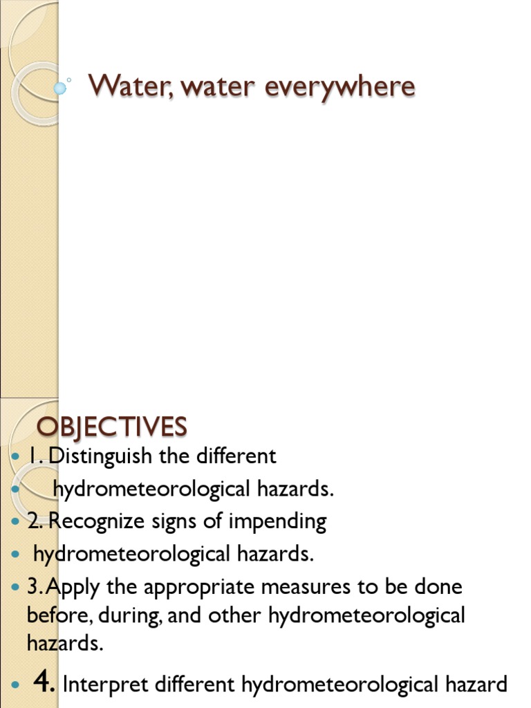 Chapter 8 Hydrometeorological Hazards Pdf Tropical Cyclones