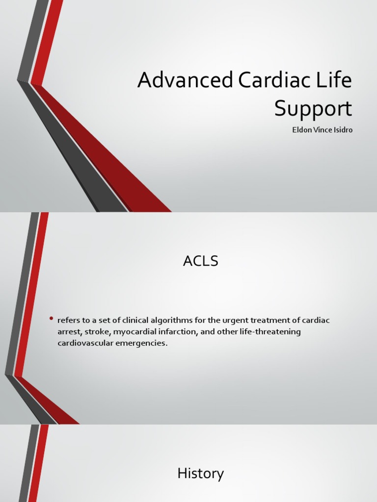 ACLS Guidelines and Algorithms Overview | PDF | Traumatology ...