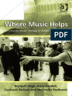 Where Music Helps - Community Music Therapy in Action and Reflection-Ashgate (2010)