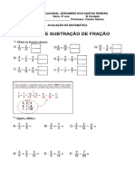 Adição e Subtração de Fração