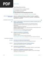 Curriculum Vitae Actualizado 2019 Versão Final Sem Foto