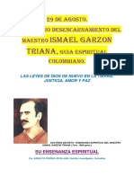 La enseñanza espiritual del Maestro Ismael Garzón Triana: Justicia, Amor y Paz