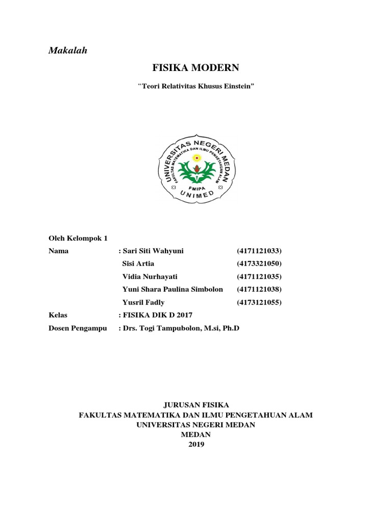 Makalah Fisika Modern