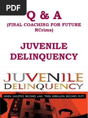 Q & A FOR JUVENILE DELIQUENCY.pptx