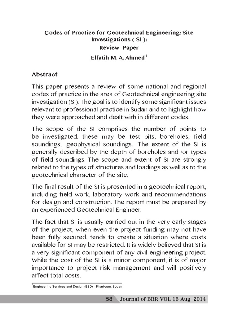 Codes of Practice For Geotechnical Engineering PDF Deep Foundation