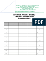 Daftar Hadir Diskusi Ilmiah