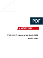 Ivms-5200 Professional Specification v3.2.301
