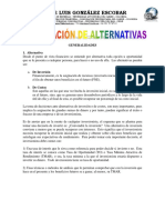 Evaluación de Alternativa