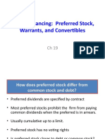 Hybrid Financing: Preferred Stock, Warrants, and Convertibles