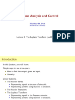 Systems Analysis and Control: Matthew M. Peet