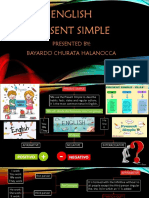 Present Simple English: Bayardo Churata Halanocca Presented by