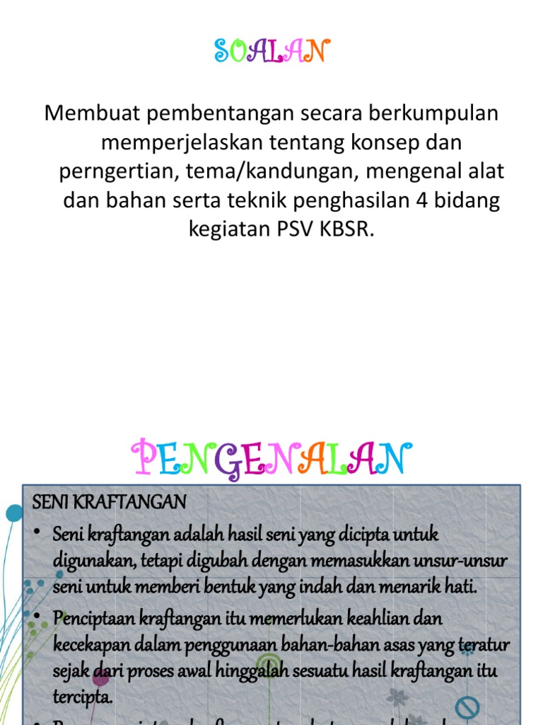 Kraf Tradisional Pdf