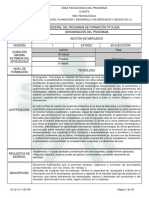 Programa de Formacion