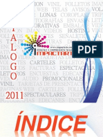 Catálogo Promocionales 2011