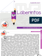 Cuadernillo de Laberintos Avanzado PDF