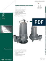 Ficha Bombas Sumergibles para Drenaje Cloacales y Trituradoras - WQ