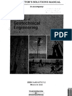 Solutions Manual To Geotechnica Braja M Das