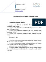 Contravaloare Pasaport PDF