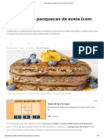7 Receitas de Panquecas de Aveia (Com Vídeo)